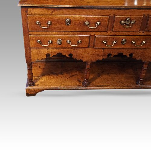 fig 5. Antique oak pot board dresser