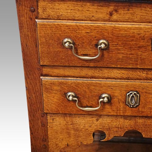 fig 8. Antique oak pot board dresser