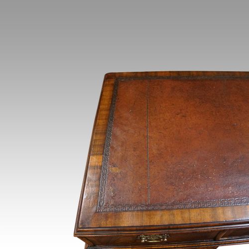 fig 4. Georgian style walnut pedestal desk