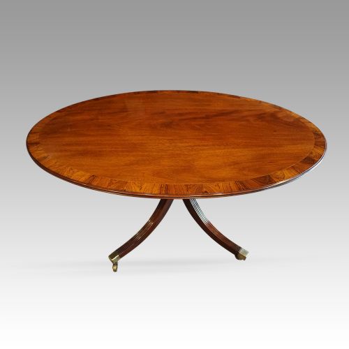 Regency Style Oval Dining Table