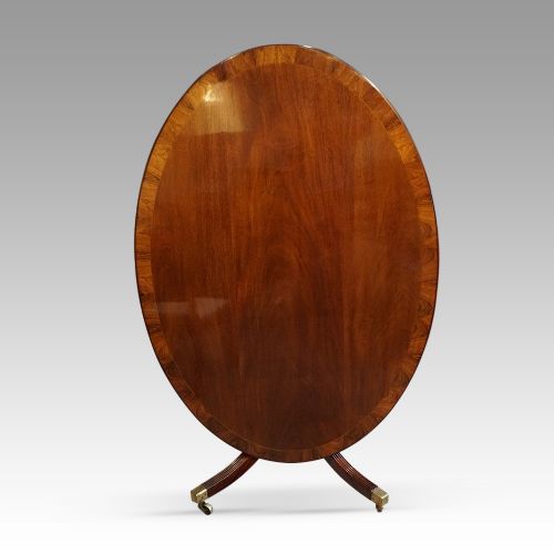 fig 6. Regency style oval dining table