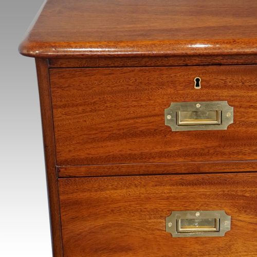 fig 2. Victorian 2-part military chest