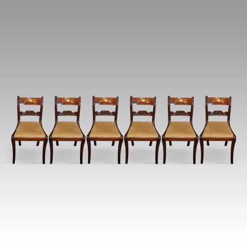 Set of 6 Regency Dining Chairs