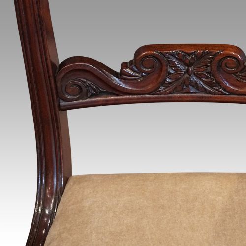 fig 1. Set of 6 Regency dining chairs