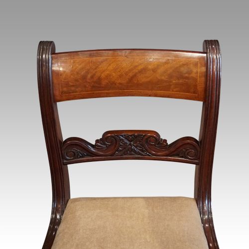fig 2. Set of 6 Regency dining chairs