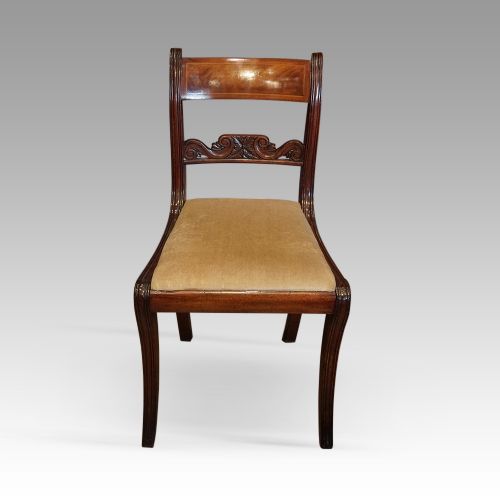 fig 5. Set of 6 Regency dining chairs