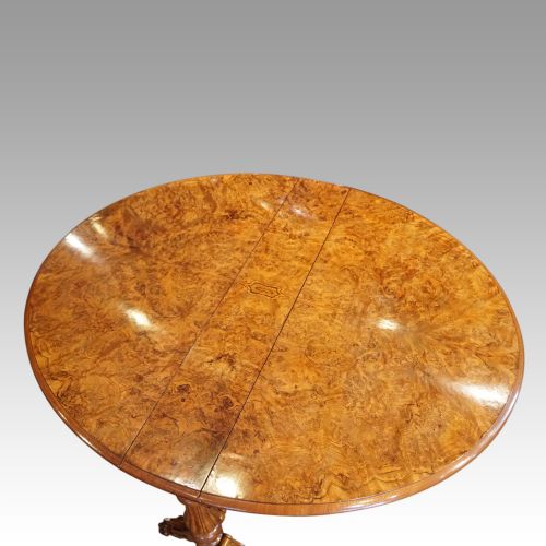 fig 5. Victorian burr walnut Sutherland table