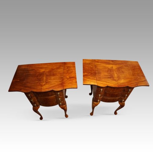 fig 4. Pair of 1930s walnut bedside cabinets