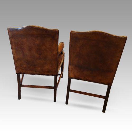 fig 5. Pair of mahogany Gainsborough chairs