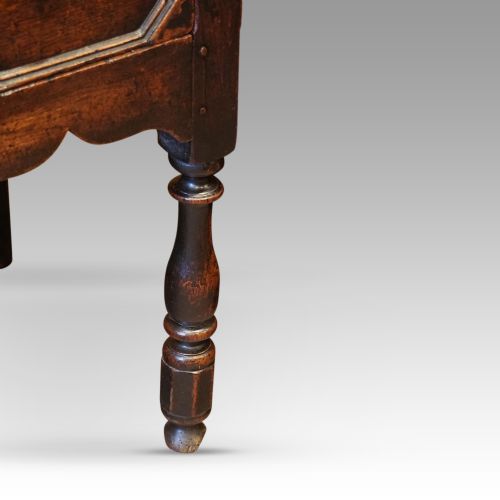 fig 4. Antique long oak dresser base
