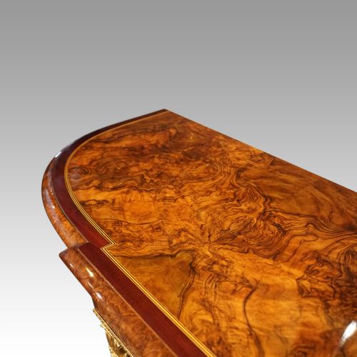 fig 8. Victorian walnut credenza display cabinet