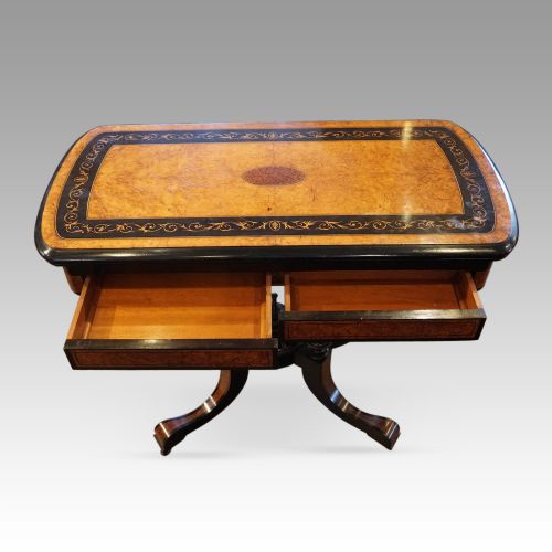 fig 2. Victorian ebonised card table