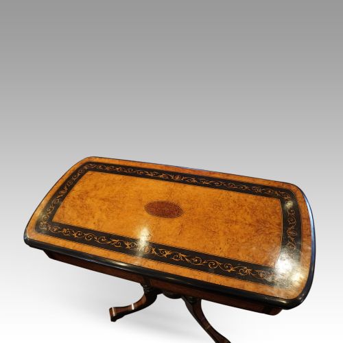 fig 9. Victorian ebonised card table
