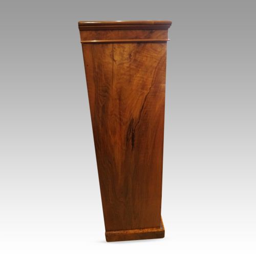 fig 6. Victorian burr walnut Wellington chest