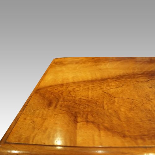 fig 7. Victorian burr walnut Wellington chest