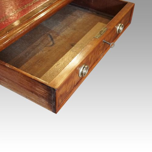 fig 2. Victorian mahogany pedestal desk