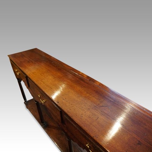 fig 1. Antique oak dresser base