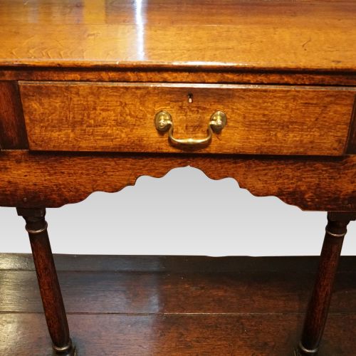 fig 2. Antique oak dresser base