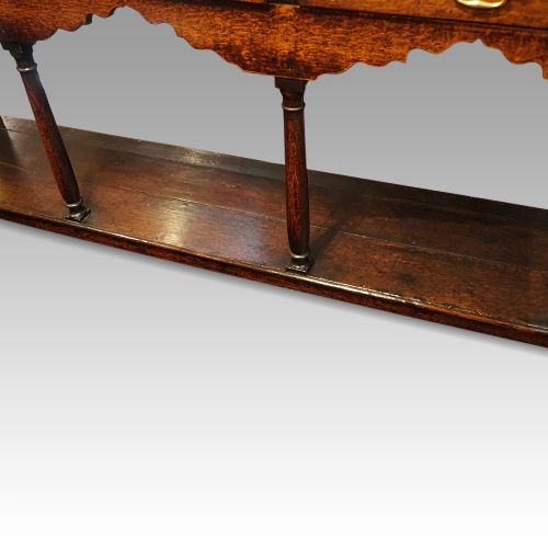fig 5. Antique oak dresser base