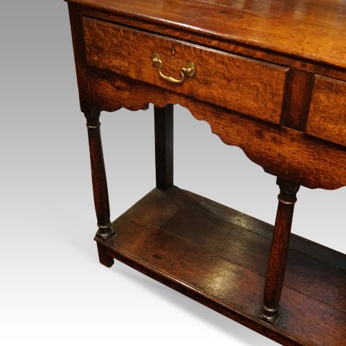 fig 6. Antique oak dresser base