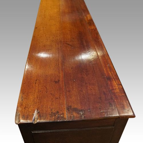 fig 7. Antique oak dresser base