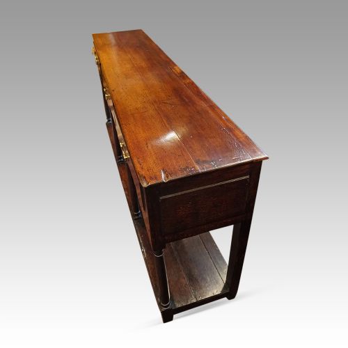 fig 8. Antique oak dresser base
