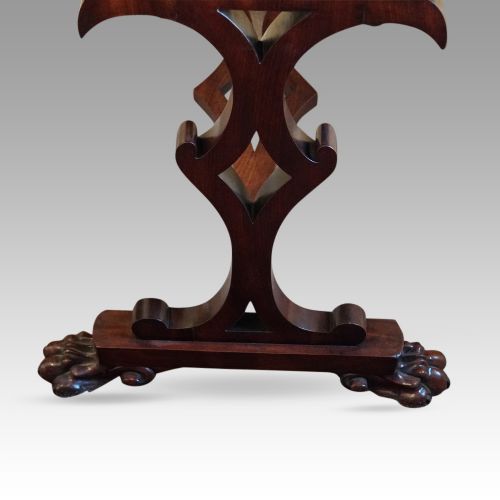 fig 6. William IV mahogany side table