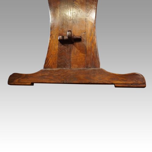 fig 1. Large Edwardian oak refectory table