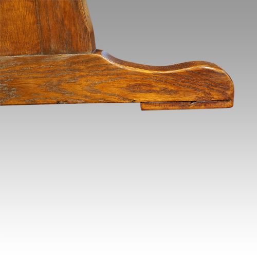 fig 2. Large Edwardian oak refectory table