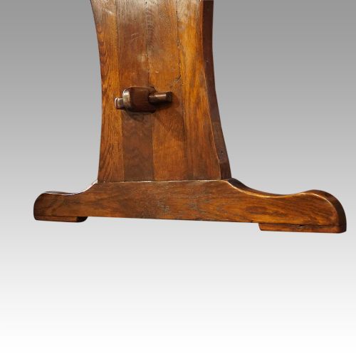 fig 3. Large Edwardian oak refectory table