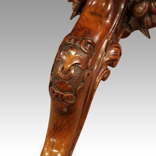 fig 3. Victorian shaped walnut loo table