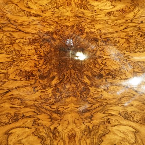 fig 5. Victorian shaped walnut loo table