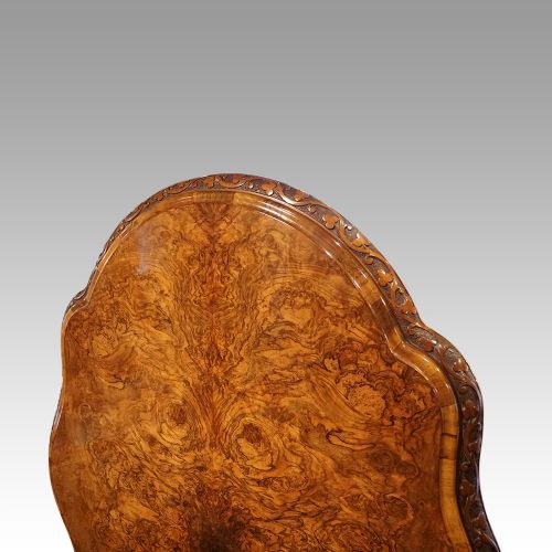 fig 7. Victorian shaped walnut loo table