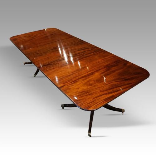 Regency Style Mahogany Dining Table