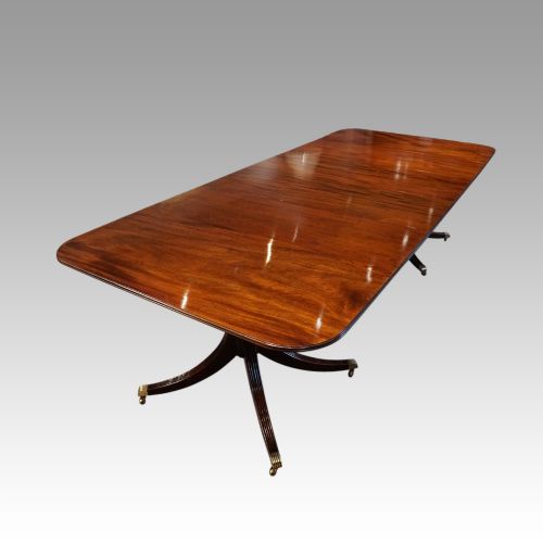 fig 1. Regency style mahogany dining table