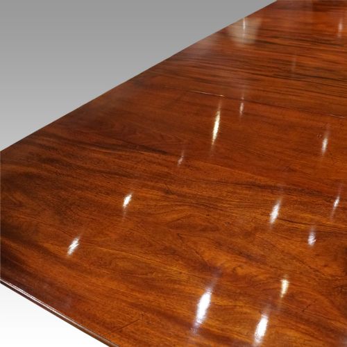 fig 6. Regency style mahogany dining table