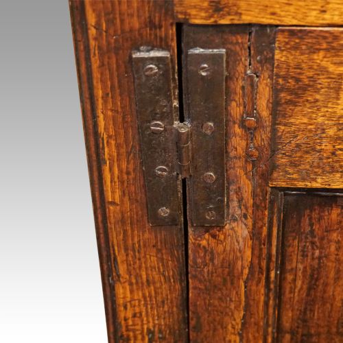 fig 1. Antique oak cupboard dresser base