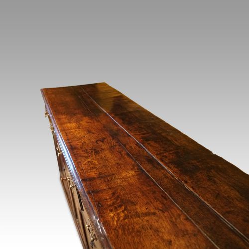 fig 3. Antique oak cupboard dresser base