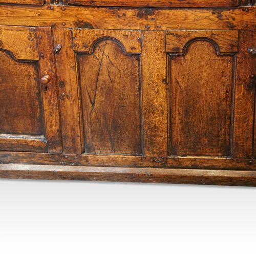 fig 4. Antique oak cupboard dresser base