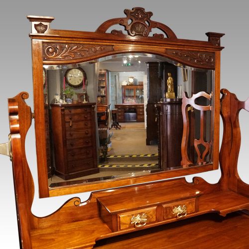 fig 1. Art Nouveau walnut dressing table