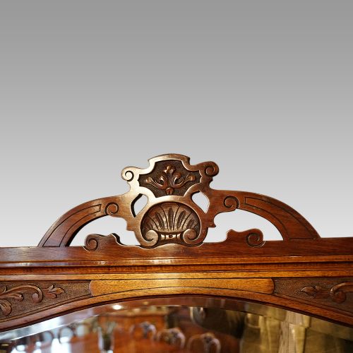 fig 2. Art Nouveau walnut dressing table