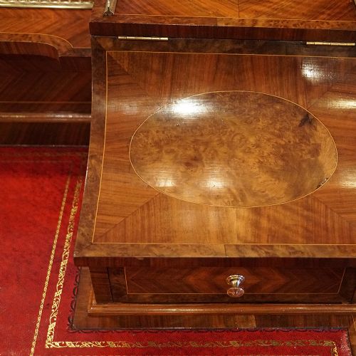 fig 5. Edwardian walnut bon heur du jour