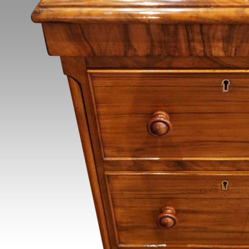 fig 4. Pair of Victorian walnut bedside chests