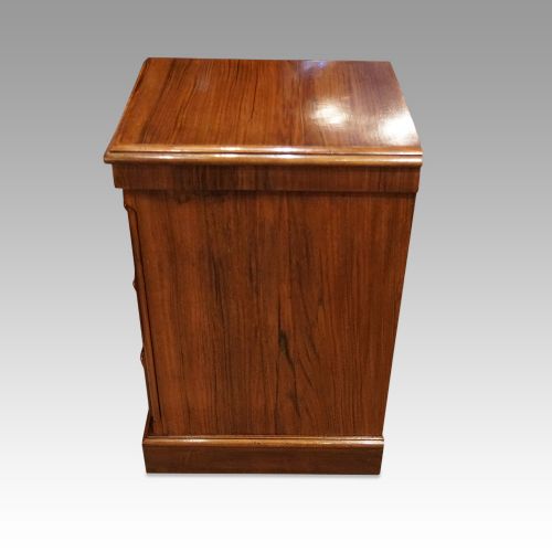 fig 6. Pair of Victorian walnut bedside chests