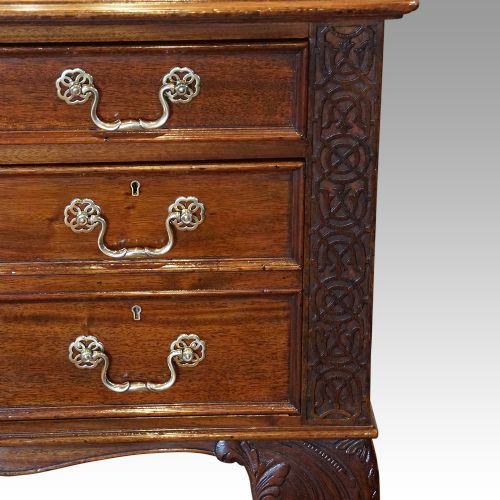 fig 2. Edwardian Chippendale mahogany desk