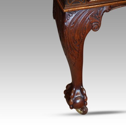 fig 6. Edwardian Chippendale mahogany desk