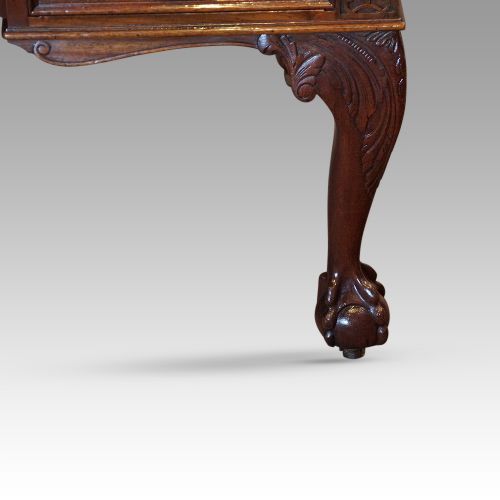 fig 7. Edwardian Chippendale mahogany desk