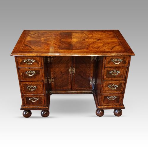 George I Walnut Kneehole