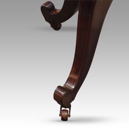 fig 4. Edwardian inlaid swivel desk chair