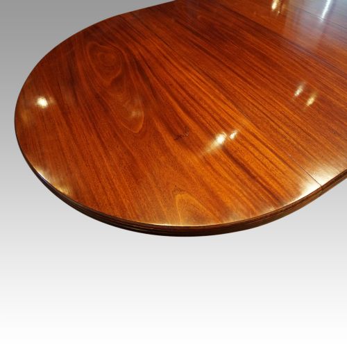 fig 8. Large Edwardian circular extending dining table